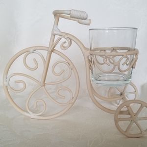 Metal Bycicle Candle Holder